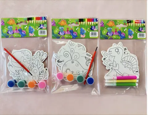 AA2388 SET DE DIBUJOS FORMA DE ANIMAL PARA COLOREAR