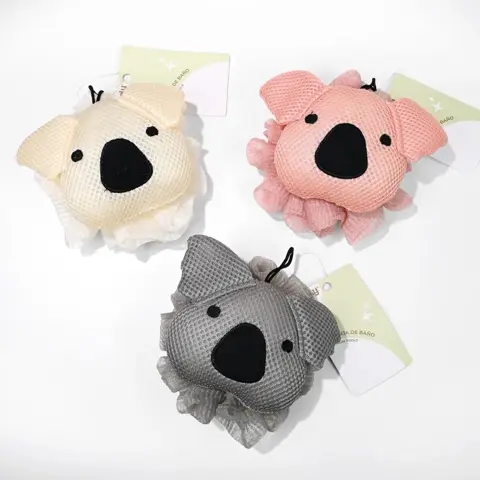 ESPONJA DE BAÑO FORMA DE KOALA