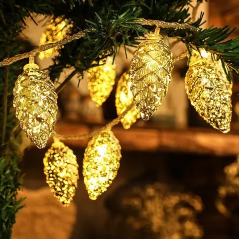 2MT 10 LUCES ESTRELLAS NAVIDAD USB