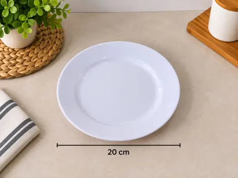 Plato de postre melamina 20cm