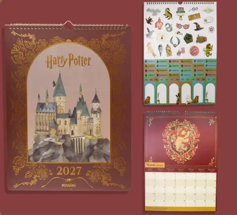 CALENDARIO 2027 MOOVI 30X40 HARRY POT 019241