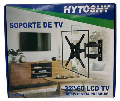 SOPORTE TV HYTOSHY MOVIL 32 A 60 PULGADAS !
