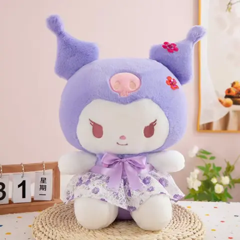 XR0360 Kuromi vestido floreado 45cm