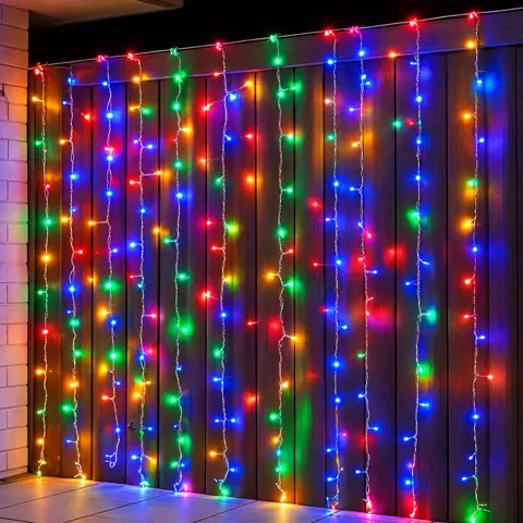 CORTINA LED 192 MULTICOLOR 3X2MT USB