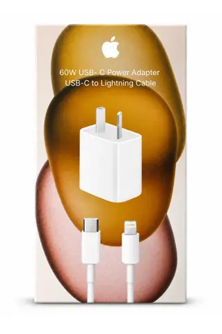 CARGADOR IPHONE 15 PRO MAX 60W USB-C