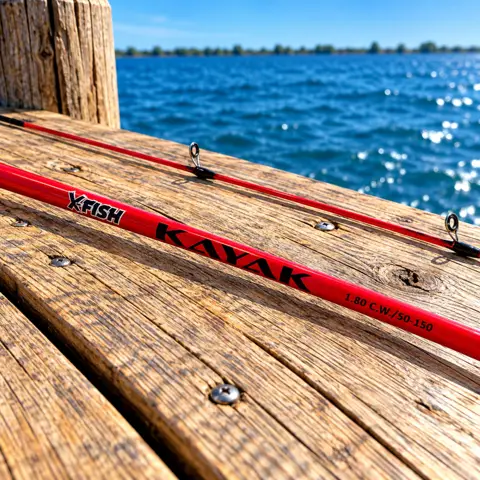 Caña de Pescar X-Fish Kayak 1,80 m - RED