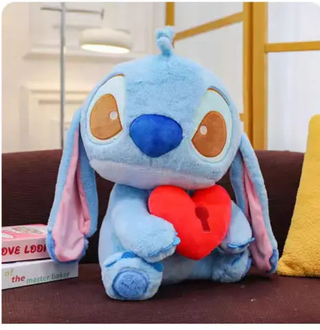 Stitch con candado corazón 45CM