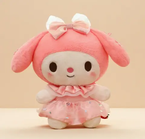 XR0827 Falda rosa Melody 45cm