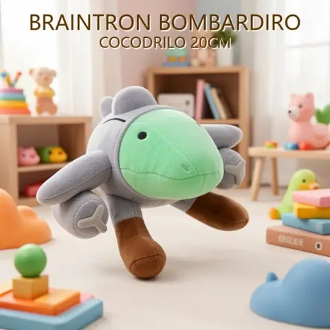 BRAINROT BOMBARDIRO COCODRILO 20CM