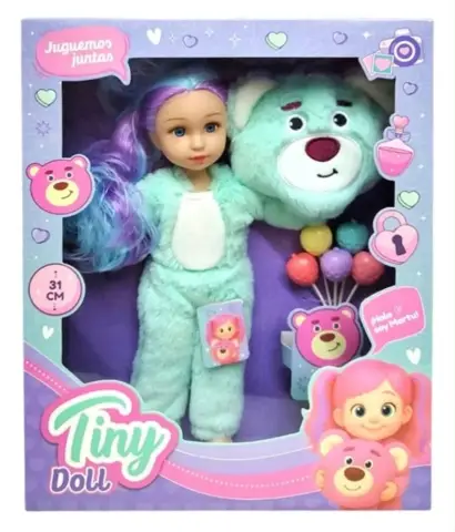 MUNECA TINY RAINBOW 31CM 125985