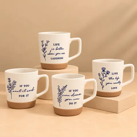 TAZA FLOR CON FRASE