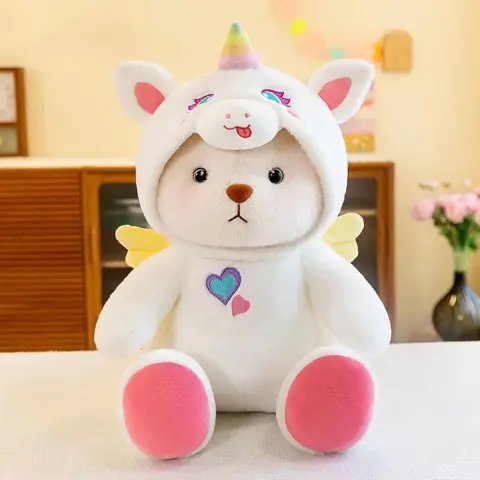 XR0447 Oso Unicornio Lina 45cm