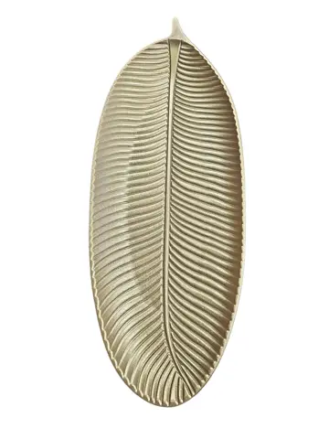 Bandeja deco pluma 59x22x2.5