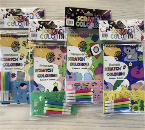 AA2409 LIBRO DE PAPEL MAGICO Y PARA COLOREAR