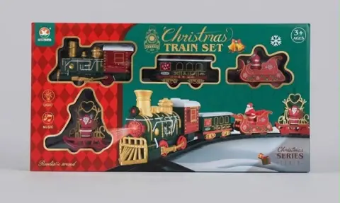 TREN NAVIDAD PILA 50X25CM 110746
