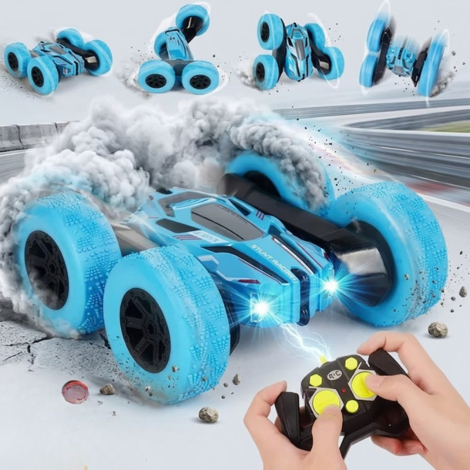 Auto a Control Remoto Acrobatico Lanza Humo
