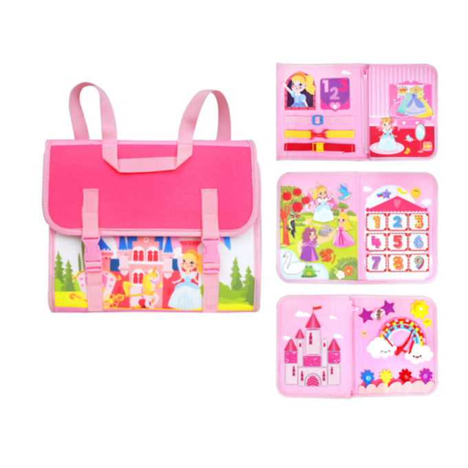 Valija Infantil Sensorial Con Velcro 4 Hojas