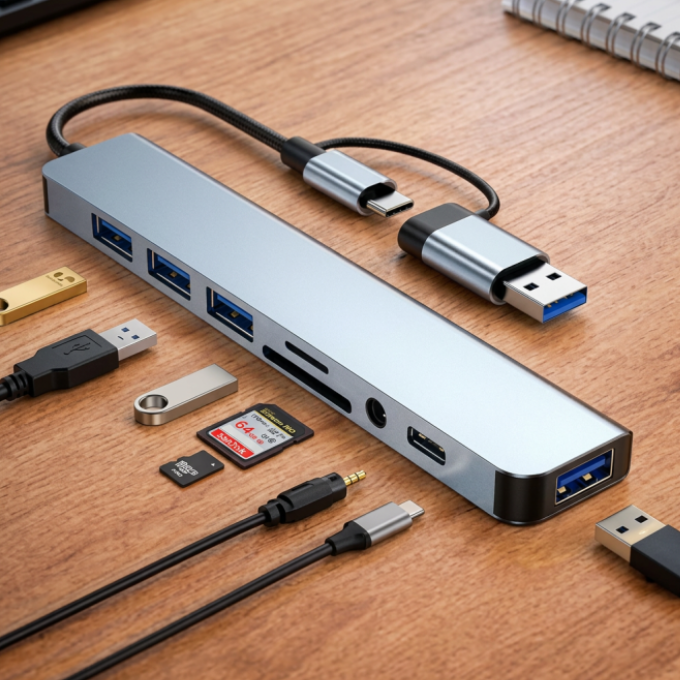 Adaptador Hub 7 en 1