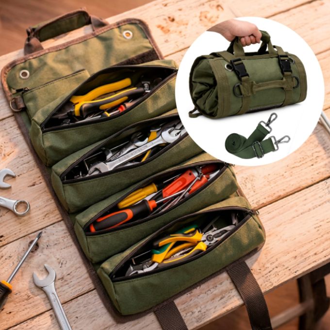 Bolso Organizador De Herramientas Enrollable