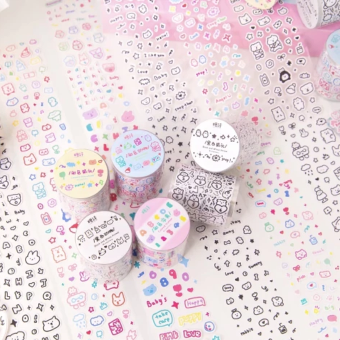 Rolls De Mini Stickers